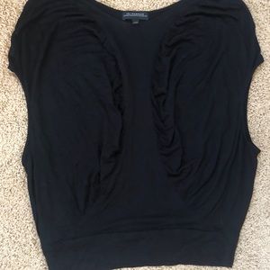 Anthropologie Podolls Sleeveless Black Top SZ XS